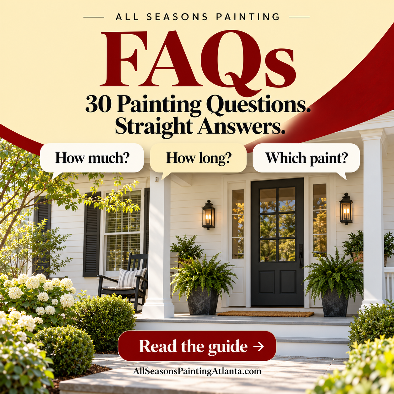 All Seasons Painting FAQs: 30 painting questions and straight answers